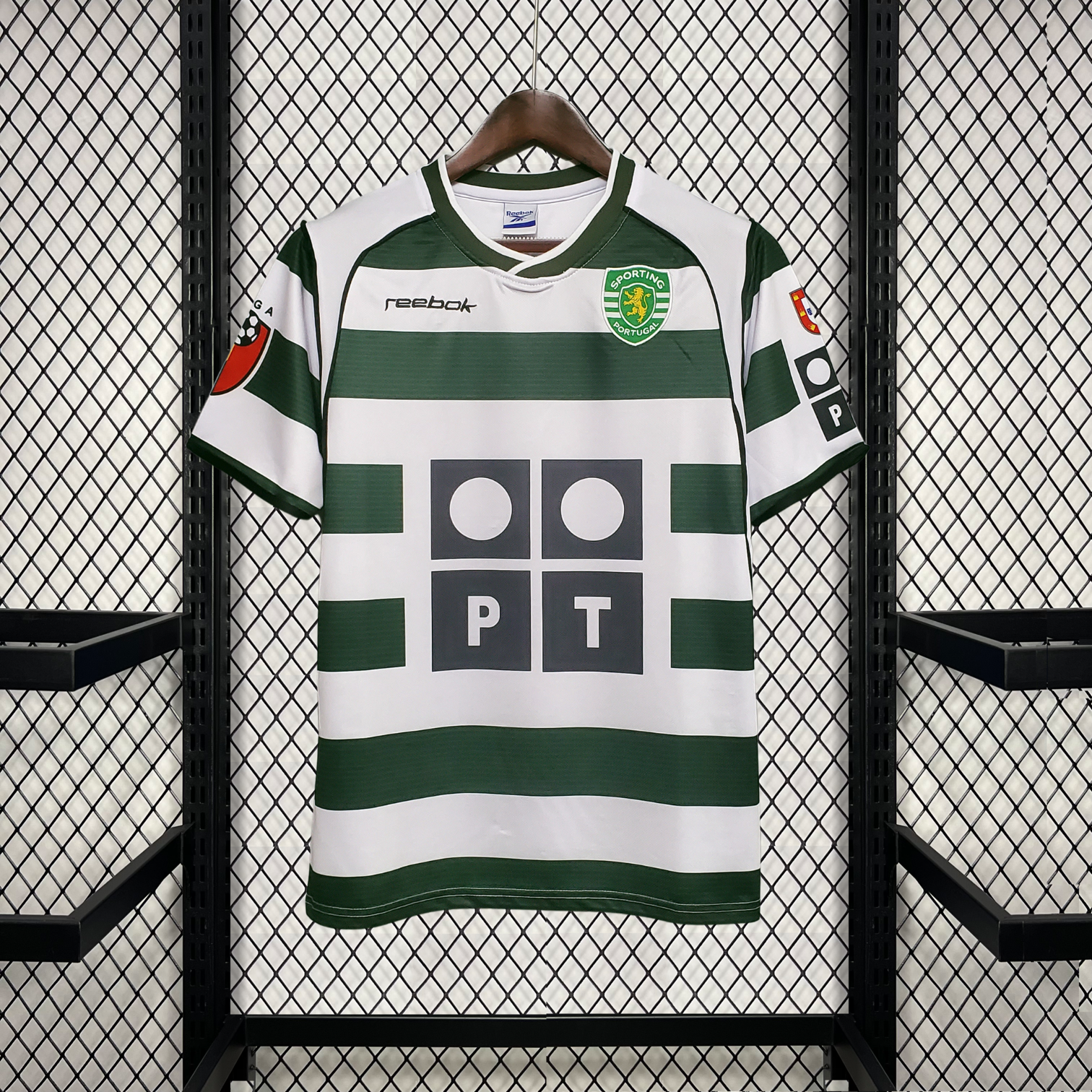 חולצת כדורגל ספורטינג ליסבון רטרו 2001-02